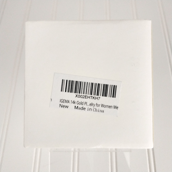 14K Gold Plated In My Heart Rememberance Rhinestone Necklace - Picture 3 of 4